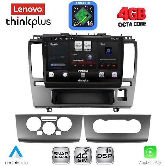 Lenovo Автомобилна Аудио Система за Nissan Tiida 2004-2012 (Bluetooth/USB/Вграден Wi-Fi/GPS/Apple CarPlay/Android Auto) с Touch Screen 9"