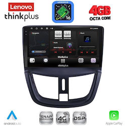 Lenovo Car Audio System for Peugeot 207 2007-2020 Bluetooth USB WiFi GPS Apple CarPlay Android Auto with 9" Touch Screen