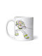 Toy Story Buzz Lightyear Κούπα Κεραμική Λευκή 330ml (Προσωποποιημένο)