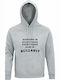 Bio-Unisex Kapuzenpulli "Dancing Is Everything Everything Else Is Bullshit Harry Styles" Grau Meliert
