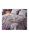 MayHome Cotton Duvet Cover Set 160x240cm Single With Pillowcase Geometric