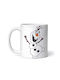 Olaf Frozen Cană Ceramică Albă 330ml Personalizată