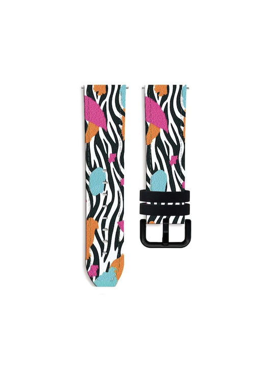 Wishbox Tragbares Lederband Amazfit Bip 3 / Bip 3 Pro 12cm|8,5cm Weiß Mehrfarbig Wishbox Tragbares Lederband Amazfit Bip 3 / Bip 3 Pro 12cm|8,5cm Weiß Mehrfarbig