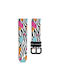 Wishbox Leather Amazfit Bip 3/Bip 3 Pro Strap 12cm|8 5cm White Multicolour