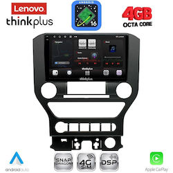 Lenovo Car Audio System for Ford Mustang 2015-2020 Bluetooth USB WiFi GPS Apple CarPlay Android Auto with 9" Touch Screen