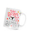 Gift Ceramic Brown Mug 330ml (Personalized)