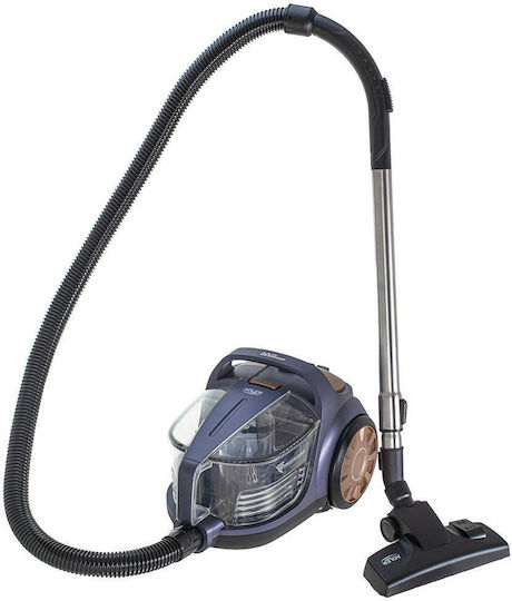 Adler 40066 Elektrischer Staubsauger 700W mit Beutellos 3,5l