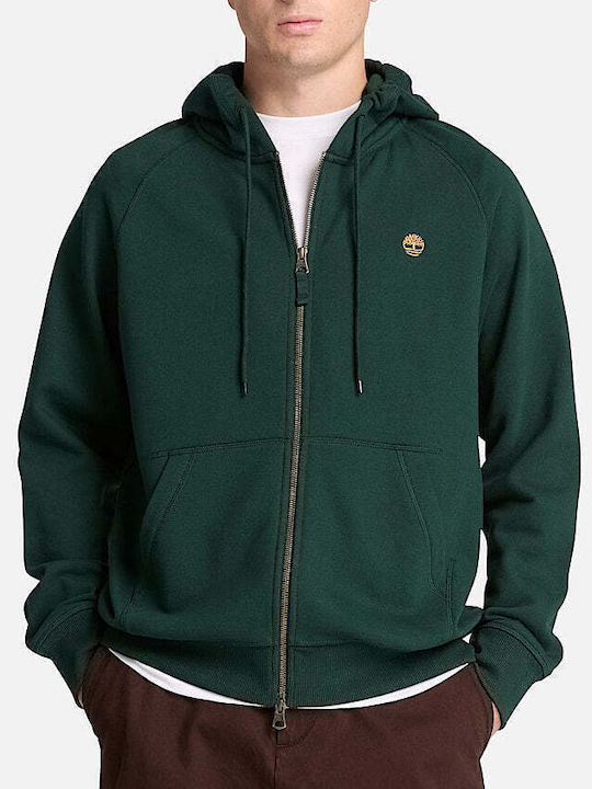 Timberland Суитшърт с Качулка Зелен Timberland Суитшърт с Качулка Зелен