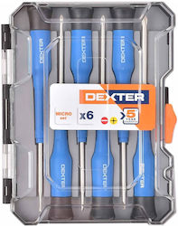 Dexter Set 6 Șurubelnițe de Precizie