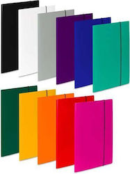 VauPe File Folder with Rubber Band and Elastic Grey VauPe File Folder with Rubber Band and Elastic Grey