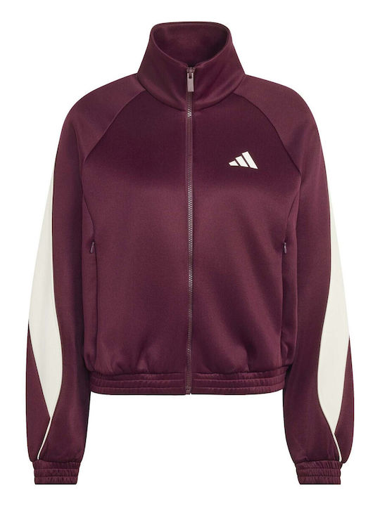 adidas Stadium TrackTop Damen-Trainingsjacke Rot