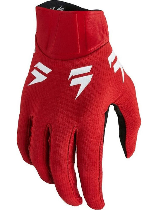 Shift White Label Trac Sommerzeit Kinder Motocross Rote Handschuhe