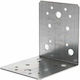 Raft De Colț Din Metal Argintiu Culoare 65x90mm 9002