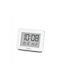HAMA Ceas de Masă Digital cu Ceas Deșteptător Alb 00222205