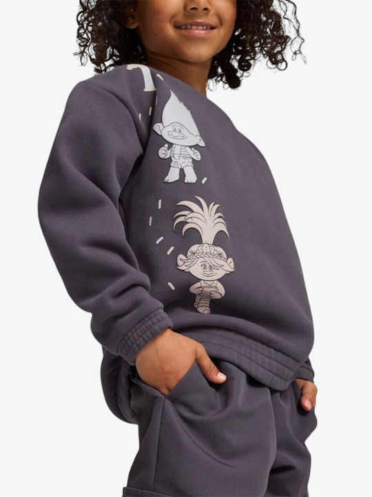 PUMA Fleece Παιδικό Φούτερ Black X Trolls