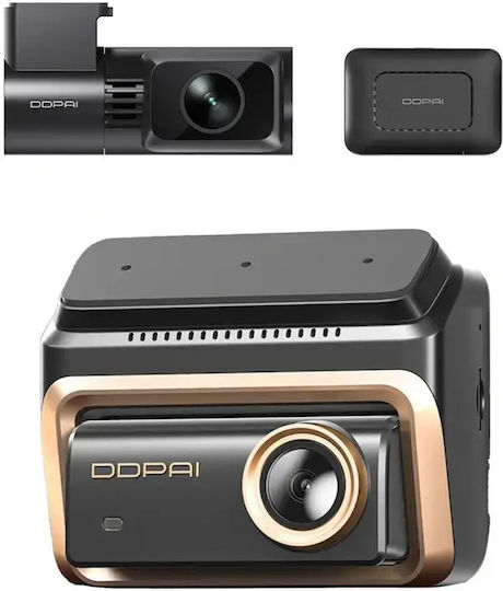 DDPAI Z90 Master 4G Autodigitale Videorekorder Set mit 4K Videoauflösung und 3 Zoll Bildschirm Bluetooth WLAN GPS und Rückfahrkamera