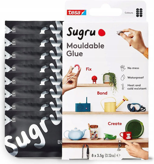 Tesa Лепило Лепенка Sugru 3.5gr Черна