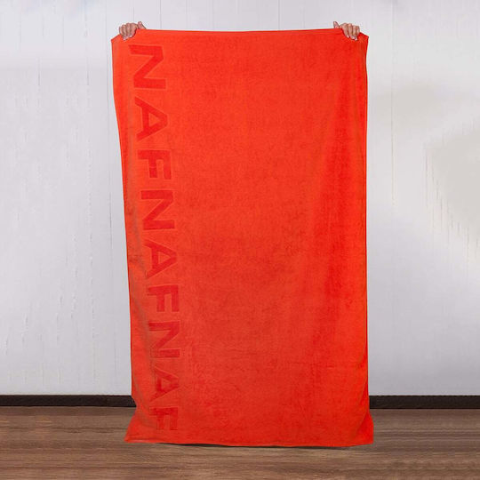 Beach Towel 90x170 Naf-naf Velour Coral
