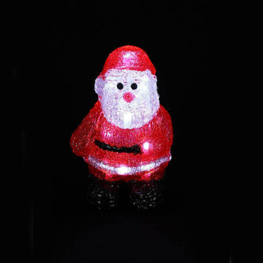 DKD Home Decor Figurină Plastică Iluminată De Crăciun Înălțime 17cm