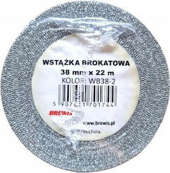 Teka Weihnachtsgirlande Kunststoff Silber 3.8x3.8cm