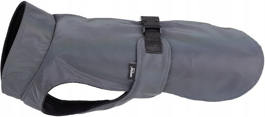 Amiplay Fleece-Hundemantel / Wasserdicht Petrol mit Rückenlänge 40 cm