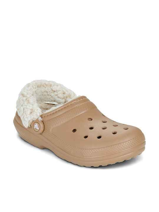 Crocs Classic Γυναικεία Σαμπό Μπεζ
