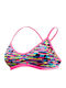 Top Bikini Trinity Albastru/Roz