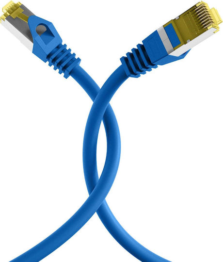 EFB S/FTP Cat.6a (Gigabit) Καλώδιο Δικτύου Ethernet 0.15m Μπλε