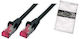 Tecline S/FTP Cat.6a (Gigabit) Network Cable Ethernet 5m Black