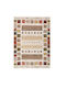 Polcarpet Kazak Oriental 580 Χαλί Ορθογώνιο Καλοκαιρινό με Κρόσια Bone Beige 140x200cm