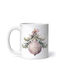 Cană Ceramică Albă De Crăciun 330ml Cu Personalizare