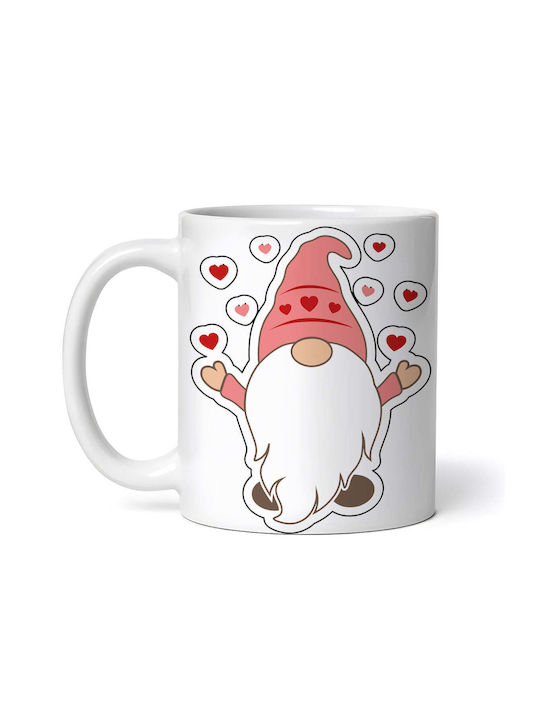 Cană Ceramică De Crăciun Pitici 330ml Cu Personalizare