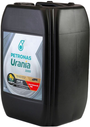 Petronas Urania 3000 Λάδι Αυτοκινήτου 15W-40 20lt
