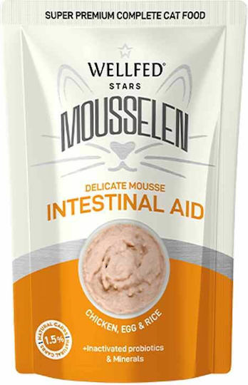 Wellfed Мокра храна за котки с Пилешко и Ориз 40gr