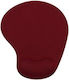 Powerton WPEPE5-R Mouse Pad (230mm) με Στήριξη Καρπού Κόκκινο