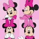 Kinder-Strandtuch Magic 30x30 Dimcol Minnie 76 Rosa