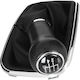 Vw Golf Iv 98-05 Black Gear Shift Knob + Gaiters + Chrome Frame