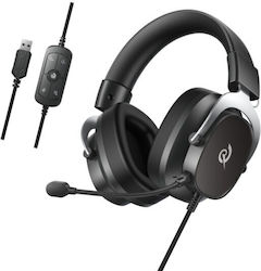 QCY Heroad VT200 Pro Over Ear Black για PC / PS4 / PS5