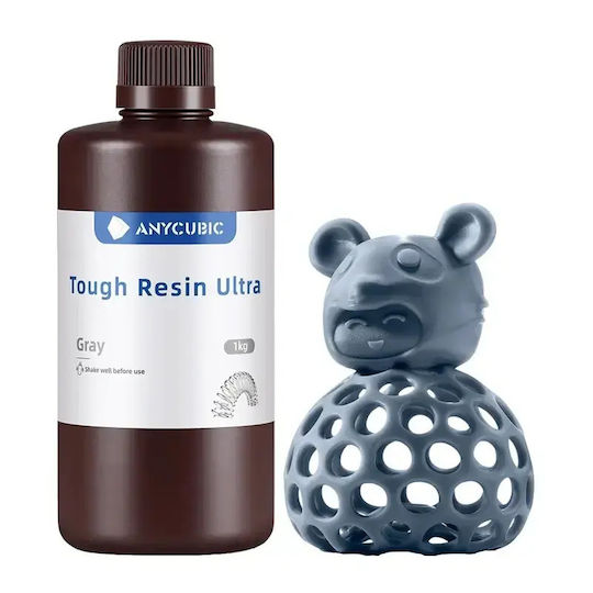Anycubic Tough смола за 3D принтер Сива (SCRGY-10-IPO-01)