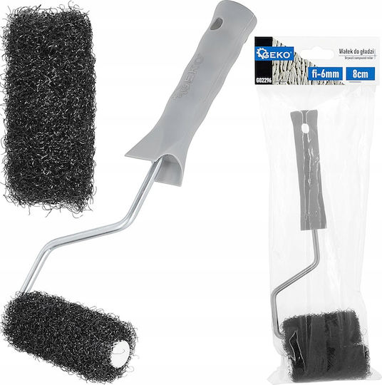 Geko 8 Cm Smoothing Roller 6 Mm Handle + Spare G02296