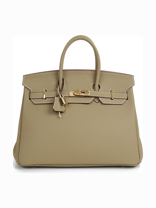 Passaggio Leather Leather Women's Brown Handbag