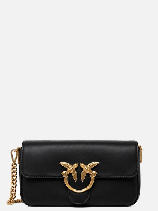 Love One Leather Women's Crossbody Bag Black