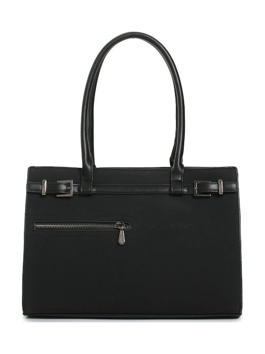 Bag to Bag Дамска Чанта За Рамо Велур Черна