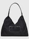 Women's Shoulder Bag Suede Black