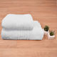 Hotel Bathroom Towel 140x70cm White Meander