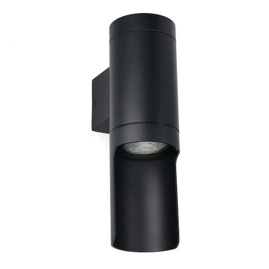 123led Iluminat Exterior Montat Pe Perete Spot GU10 IP44 Dublu Fascicul