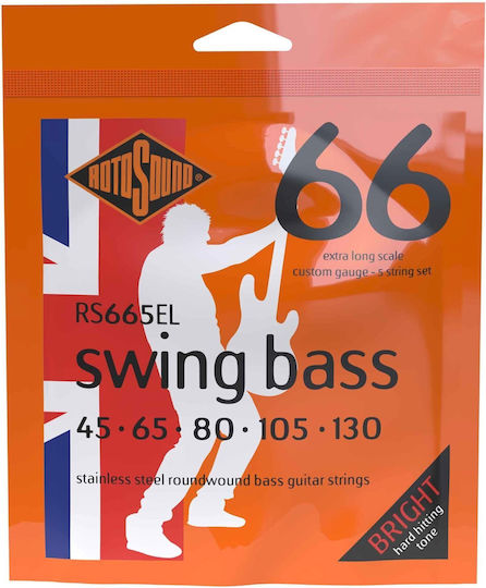 Rotosound Set de corzi pentru bas Swing Stainless Steel 45 - 130