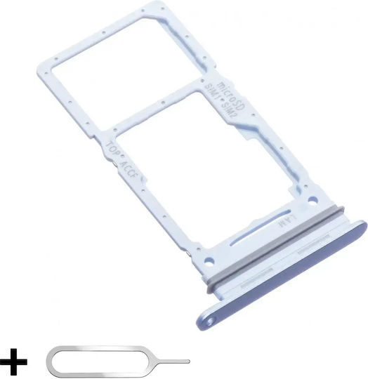 Suport Tavă SIM Samsung Galaxy A33 5g A336 Slot Card Microsd + Unealtă Ejector SIM Inclus Albastru
