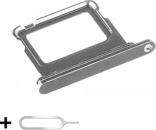 Suport Tăvi SIM iPhone 16 Cu Unealtă De Ejectare SIM Inclus Argintiu