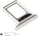 Tavă SIM Pentru iPhone 14 Pro Cu Instrument De Ejectare SIM Inclus Argintiu